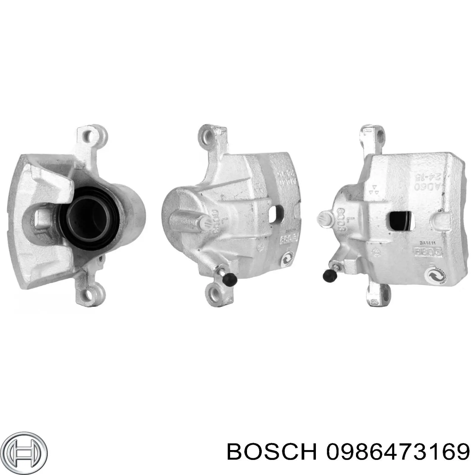 0986473169 Bosch pinza de freno delantera izquierda