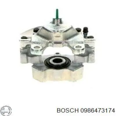 0986473174 Bosch pinza de freno trasera izquierda