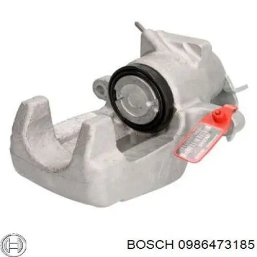 0 986 473 185 Bosch pinza de freno trasera izquierda