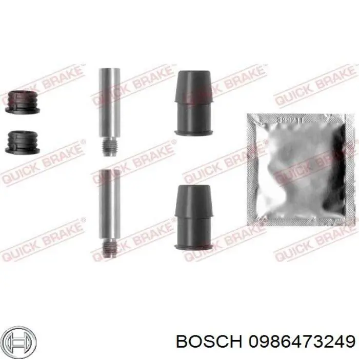 0 986 473 249 Bosch pinza de freno delantera derecha