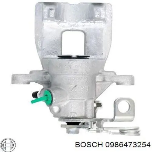 0986473254 Bosch pinza de freno trasera izquierda