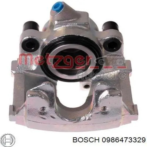 0986473329 Bosch pinza de freno delantera izquierda