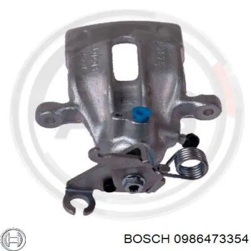 0986473354 Bosch pinza de freno trasera izquierda