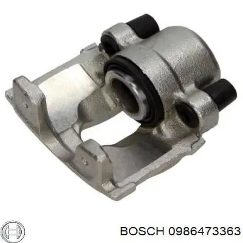 0 986 473 363 Bosch pinza de freno trasera izquierda