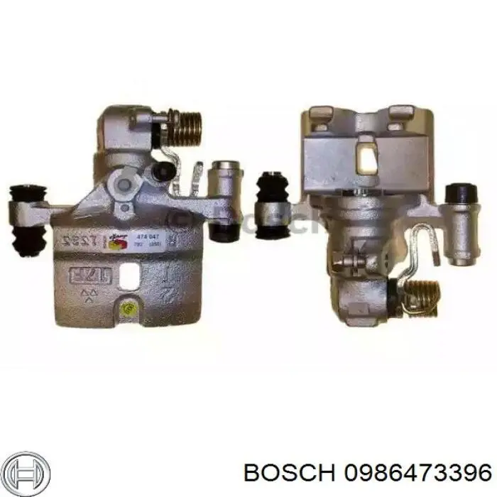 0986473396 Bosch pinza de freno delantera izquierda