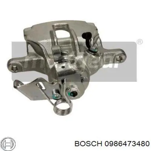 0986473480 Bosch pinza de freno trasera izquierda