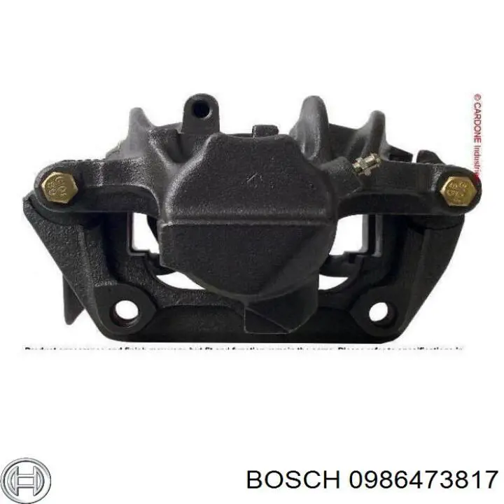 0986473817 Bosch pinza de freno delantera derecha