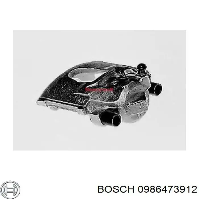 0986473912 Bosch pinza de freno delantera derecha