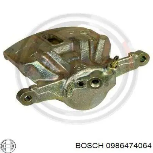 0986474064 Bosch pinza de freno delantera derecha