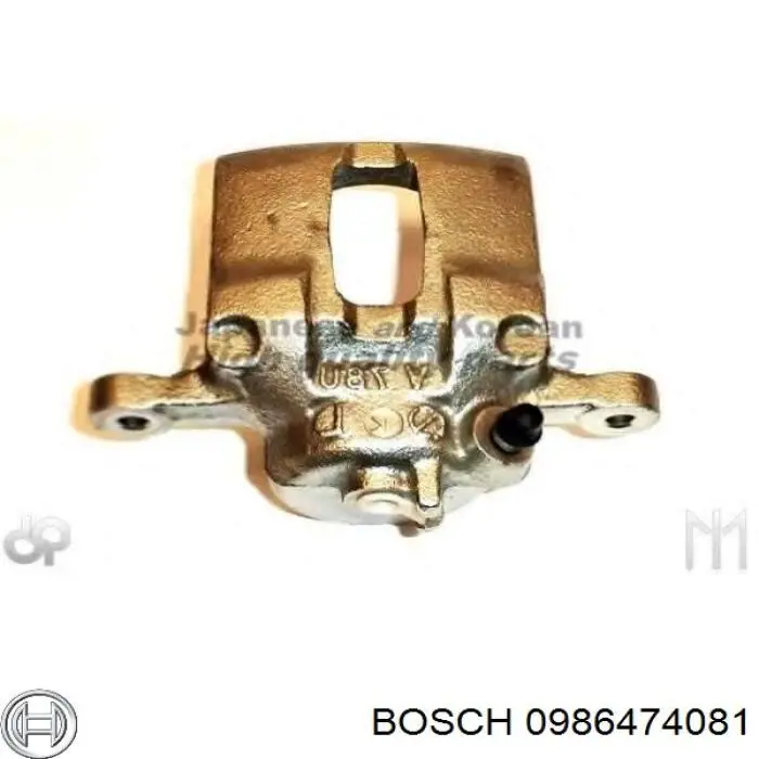 0986474081 Bosch pinza de freno trasero derecho