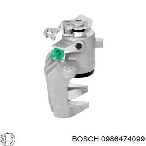 0 986 474 099 Bosch pinza de freno trasero derecho