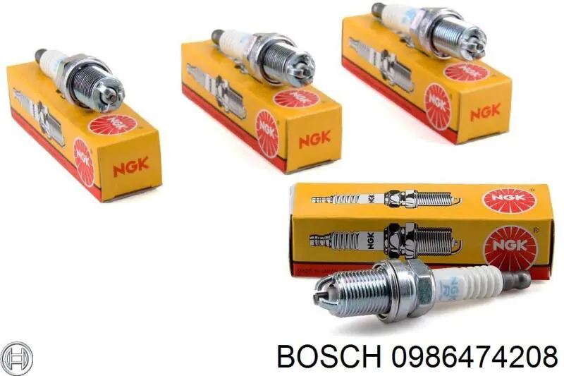 0986474208 Bosch pinza de freno trasero derecho