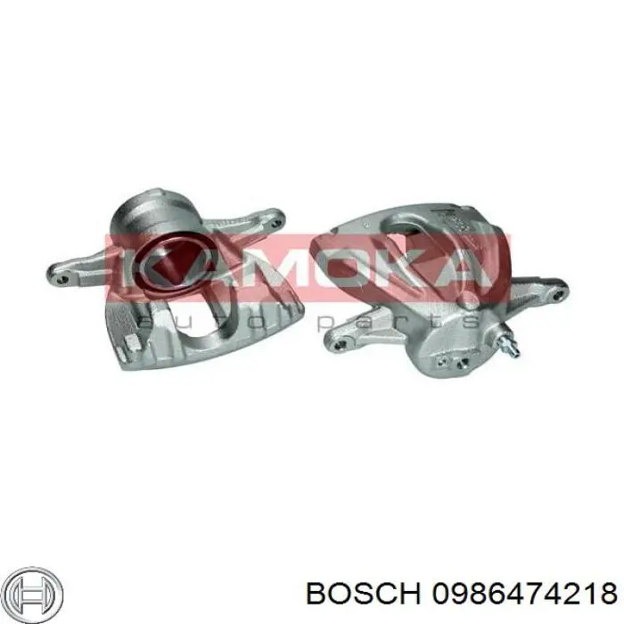 0986474218 Bosch pinza de freno delantera derecha