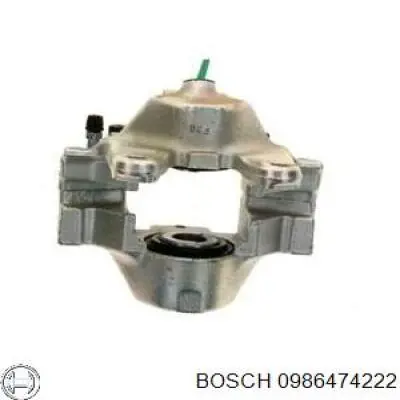 0986474222 Bosch pinza de freno trasero derecho