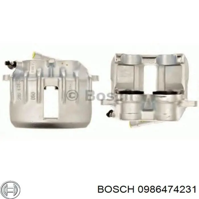 0 986 474 231 Bosch pinza de freno delantera derecha