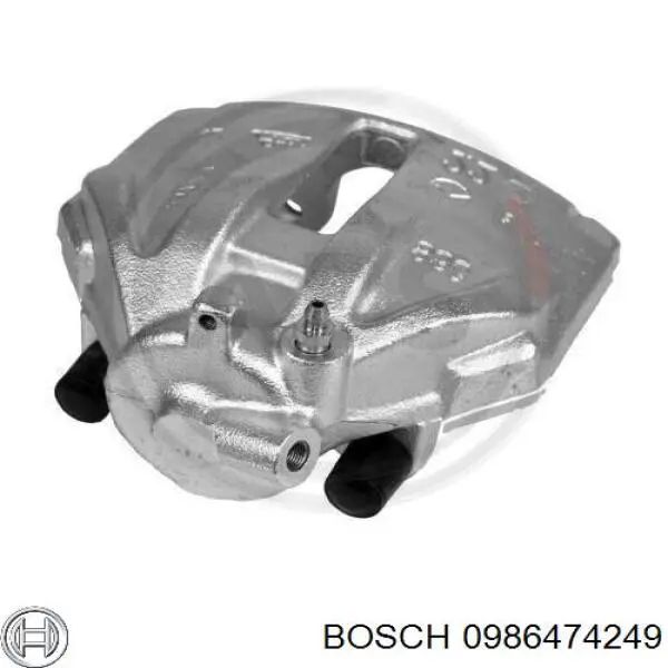 0986474249 Bosch pinza de freno delantera izquierda