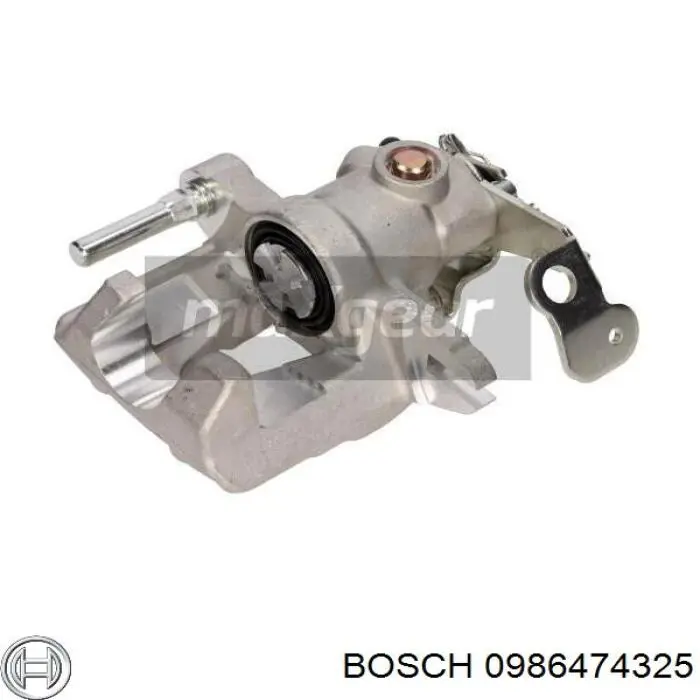 0986474325 Bosch pinza de freno trasero derecho