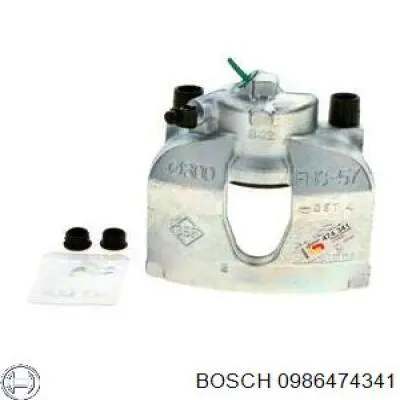 0986474341 Bosch pinza de freno delantera derecha