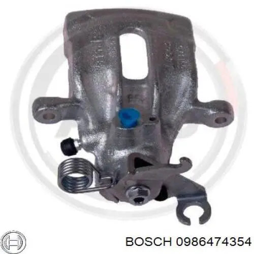 0 986 474 354 Bosch pinza de freno trasero derecho