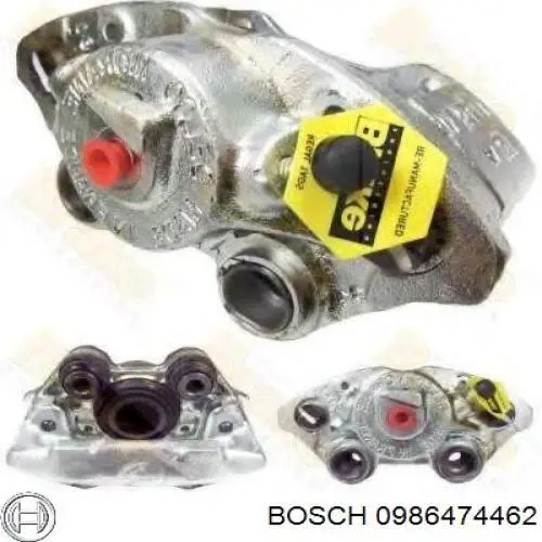 0986474462 Bosch pinza de freno delantera derecha