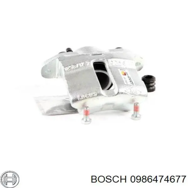 0 986 474 677 Bosch pinza de freno delantera derecha