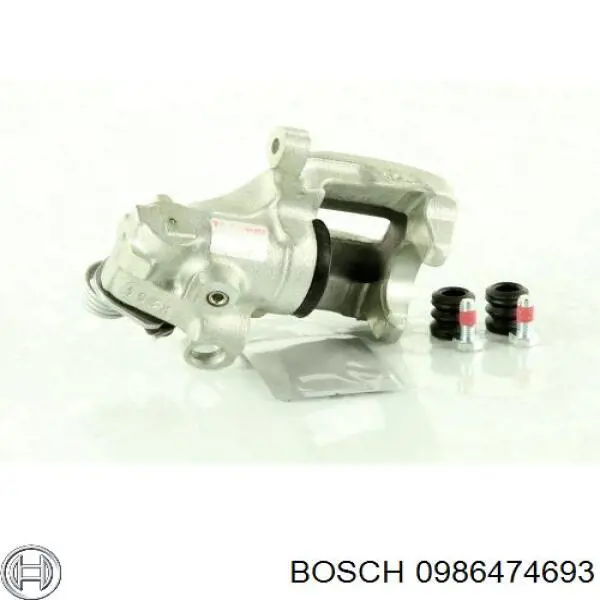 0986474693 Bosch pinza de freno trasero derecho