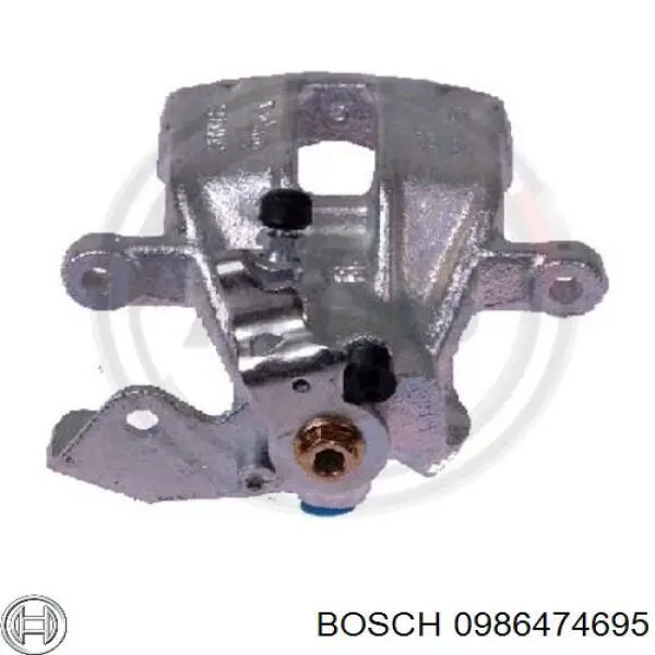 0986474695 Bosch pinza de freno trasero derecho