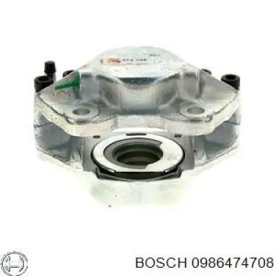 0986474708 Bosch pinza de freno delantera derecha