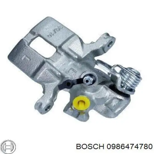 0 986 474 780 Bosch pinza de freno trasera izquierda