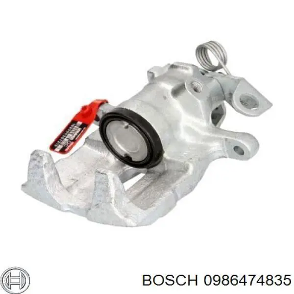 0986474835 Bosch pinza de freno trasero derecho