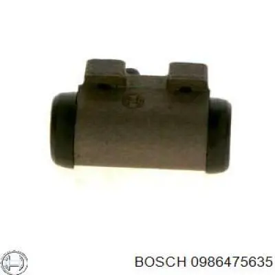 0 986 475 635 Bosch cilindro de freno de rueda trasero