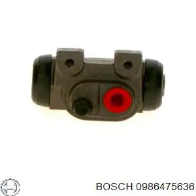 0986475636 Bosch cilindro de freno de rueda trasero