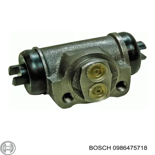 0 986 475 718 Bosch cilindro de freno de rueda trasero