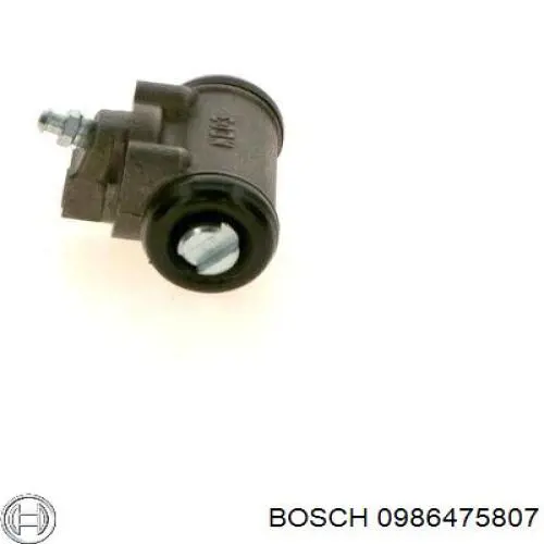 0986475807 Bosch cilindro de freno de rueda trasero