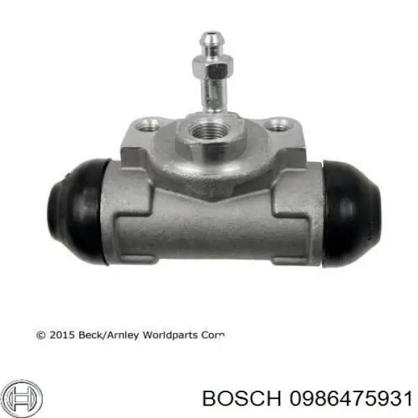 0986475931 Bosch cilindro de freno de rueda trasero