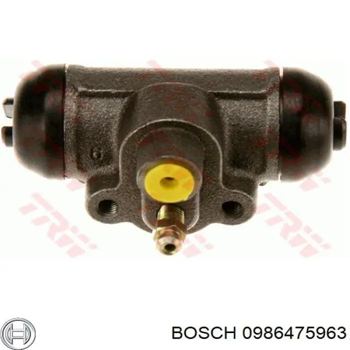 0986475963 Bosch cilindro de freno de rueda trasero