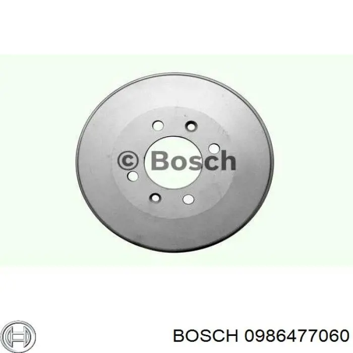 0 986 477 060 Bosch freno de tambor trasero