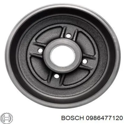 0986477120 Bosch freno de tambor trasero