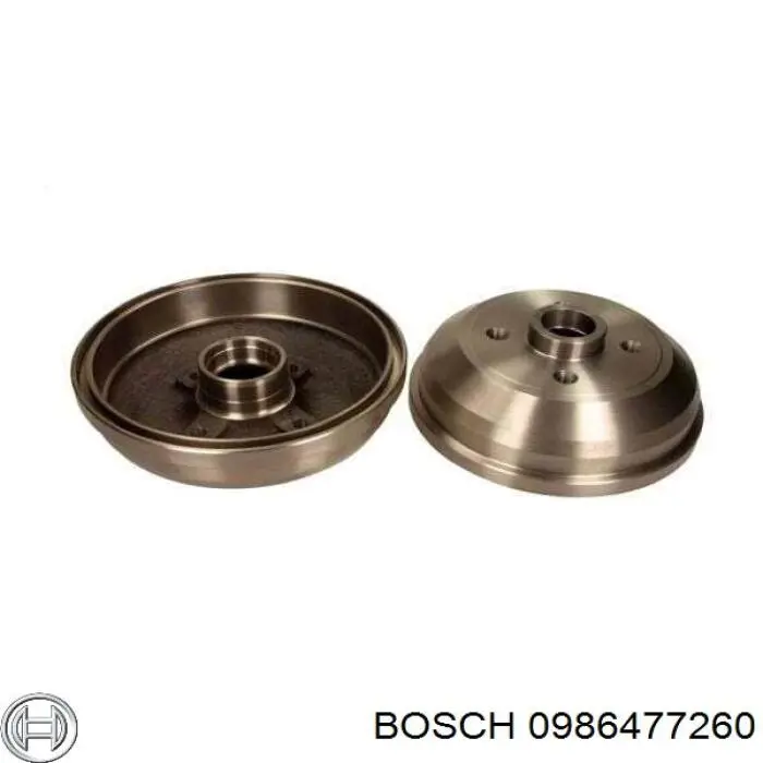 0986477260 Bosch freno de tambor trasero