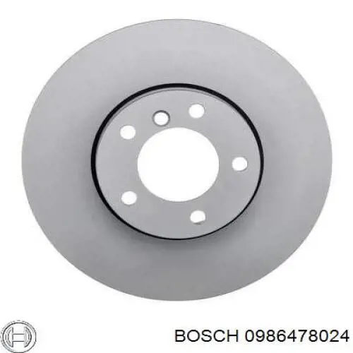 0986478024 Bosch freno de disco delantero