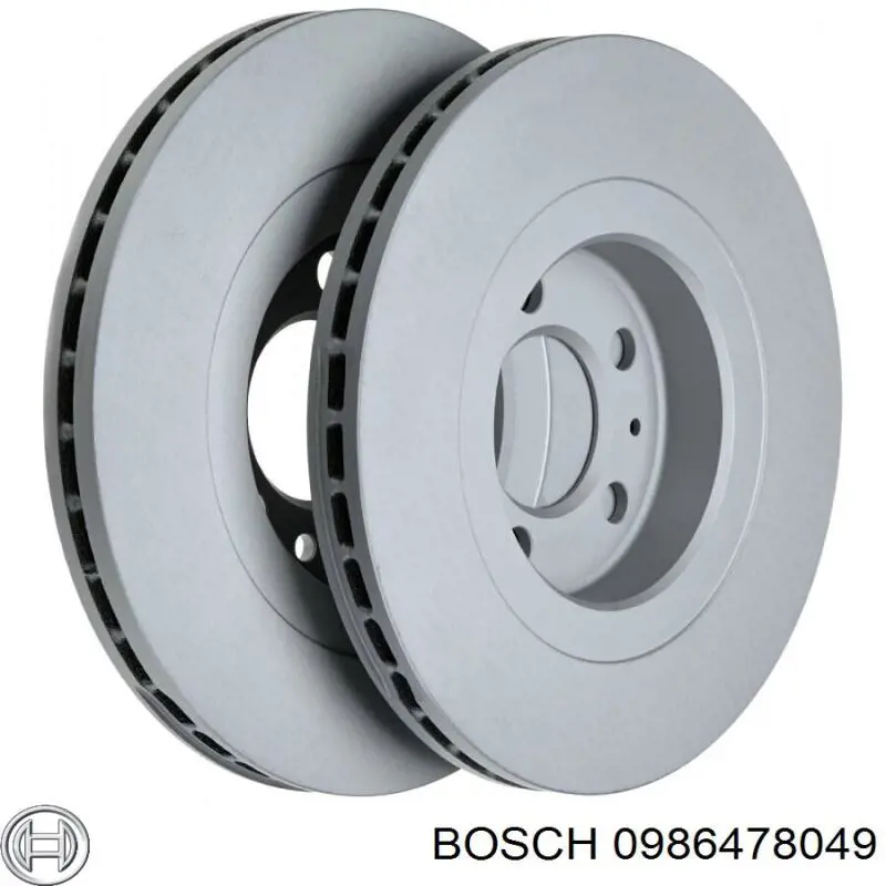 0986478049 Bosch freno de disco delantero