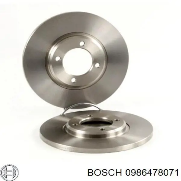 0986478071 Bosch freno de disco delantero