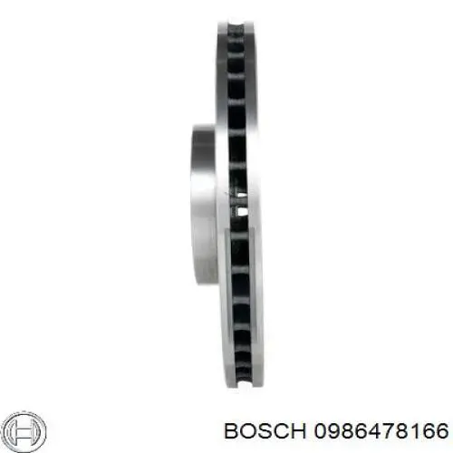 0986478166 Bosch freno de disco delantero