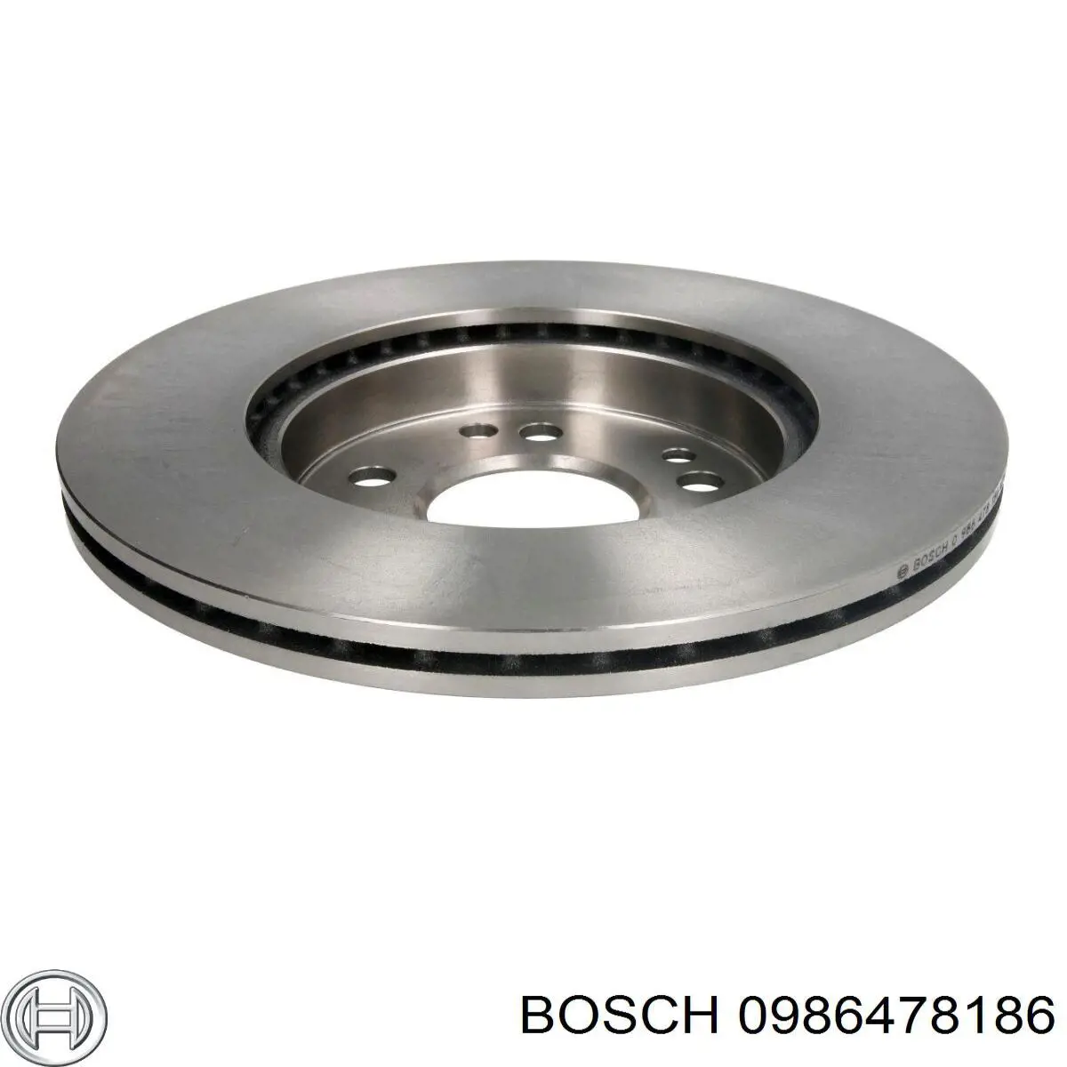 0 986 478 186 Bosch freno de disco delantero