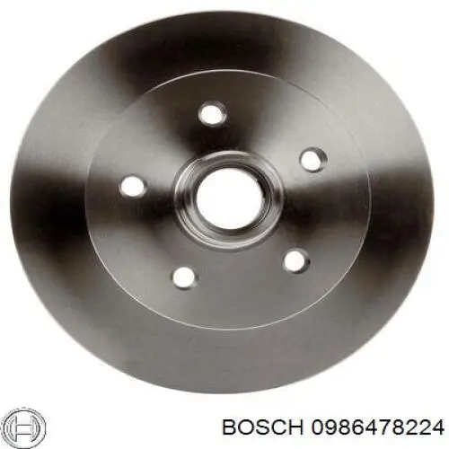 0986478224 Bosch freno de disco delantero