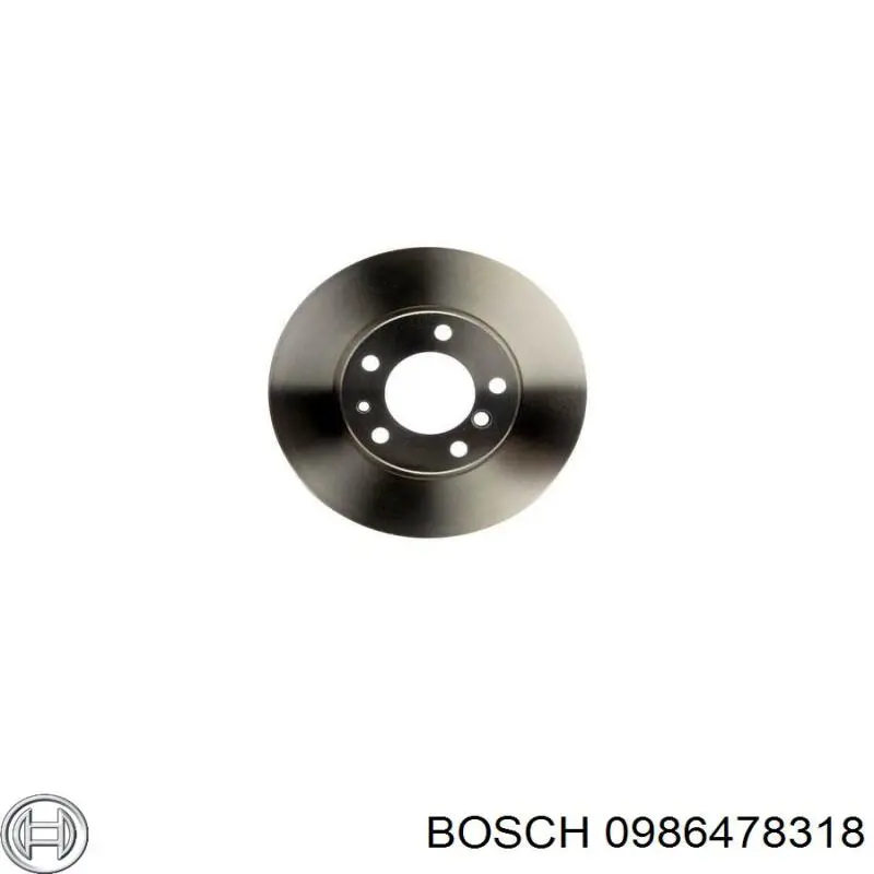 0986478318 Bosch freno de disco delantero