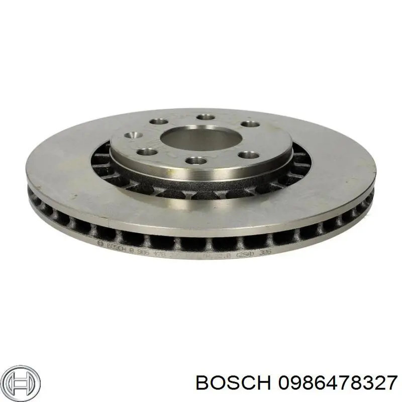 0986478327 Bosch freno de disco delantero