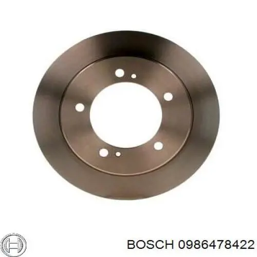 0986478422 Bosch freno de disco delantero