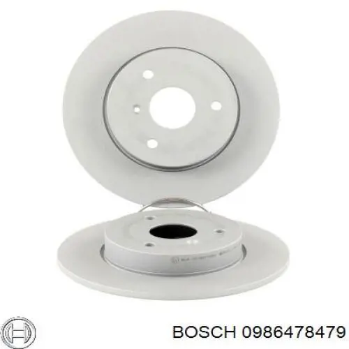 0986478479 Bosch freno de disco delantero