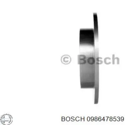 0986478539 Bosch freno de disco delantero